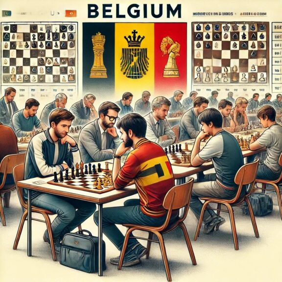 Chess Tournament Belgium with Stats