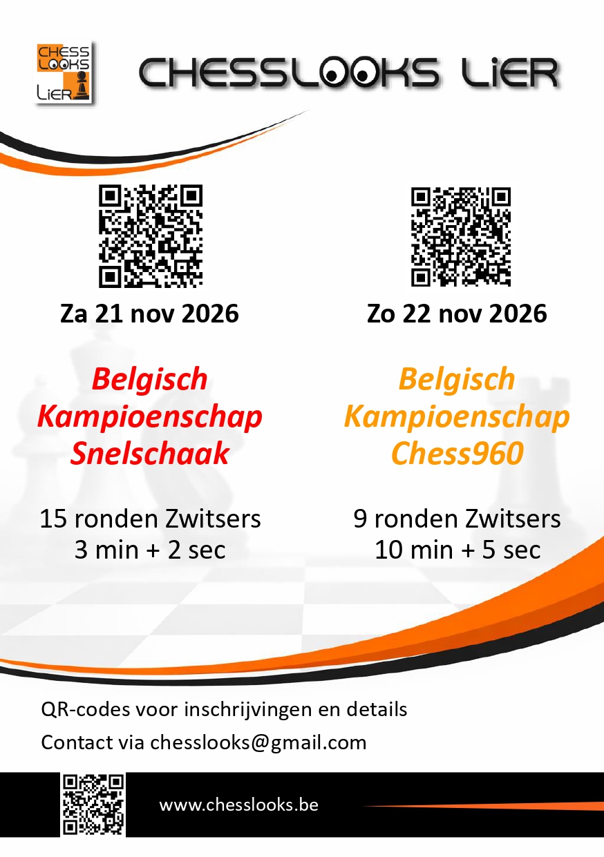Two Belgian titles, one top-notch weekend of chess! 2 Flyer BKs page 0001